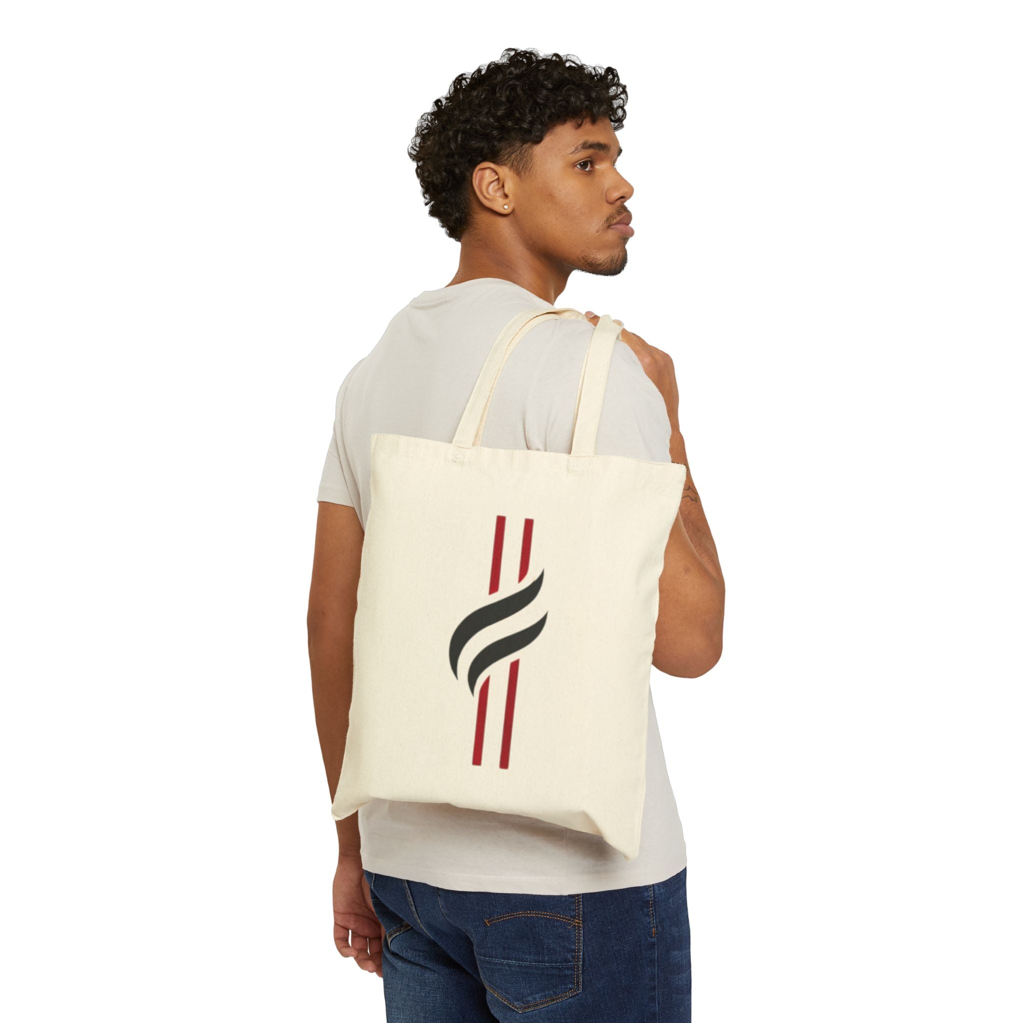 Chic Cotton Canvas Tote Bag for Everyday Use, Stylish Reusable Grocery Bag, Travel Tote, Eco-Friendly Gift, Opulence Design